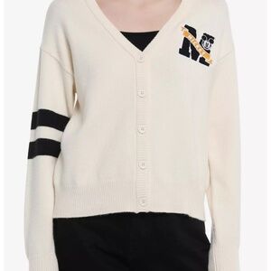 Her Universe Disney Mickey Mouse Varsity Stripe Retro Cardigan Size Small NWT!!